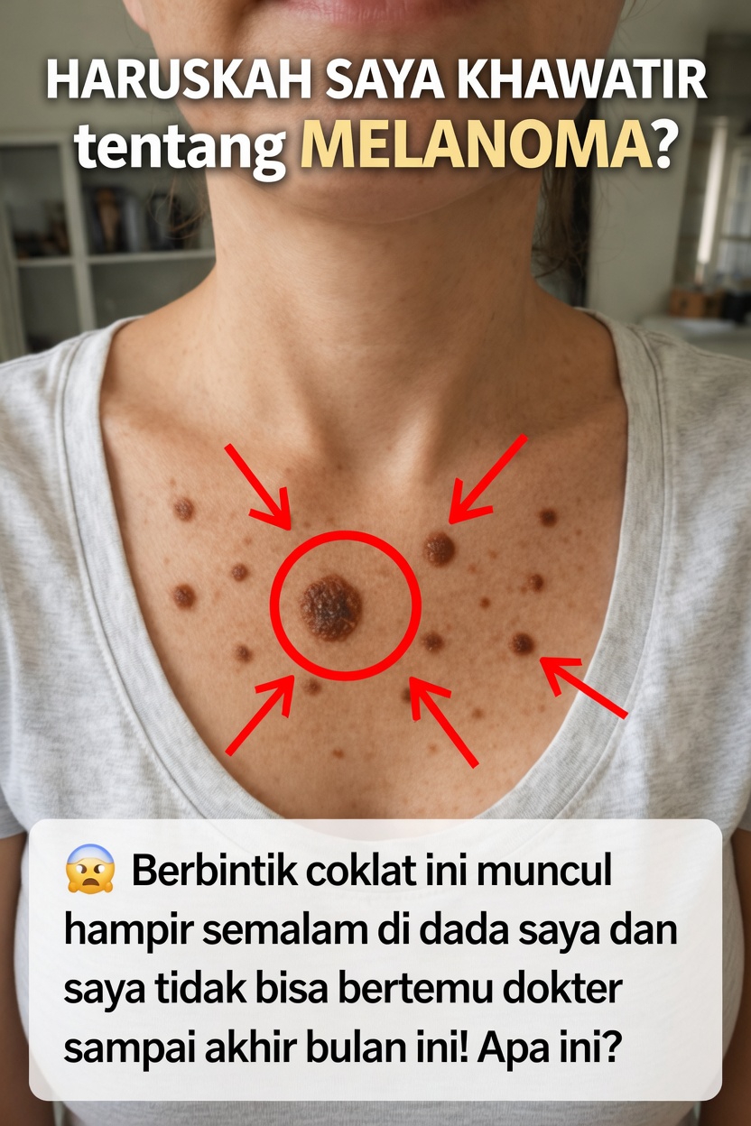Bintik-Bintik Cokelat yang Tiba-Tiba Muncul di Dada Anda: Apa Artinya dan Haruskah Anda Khawatir tentang Melanoma?