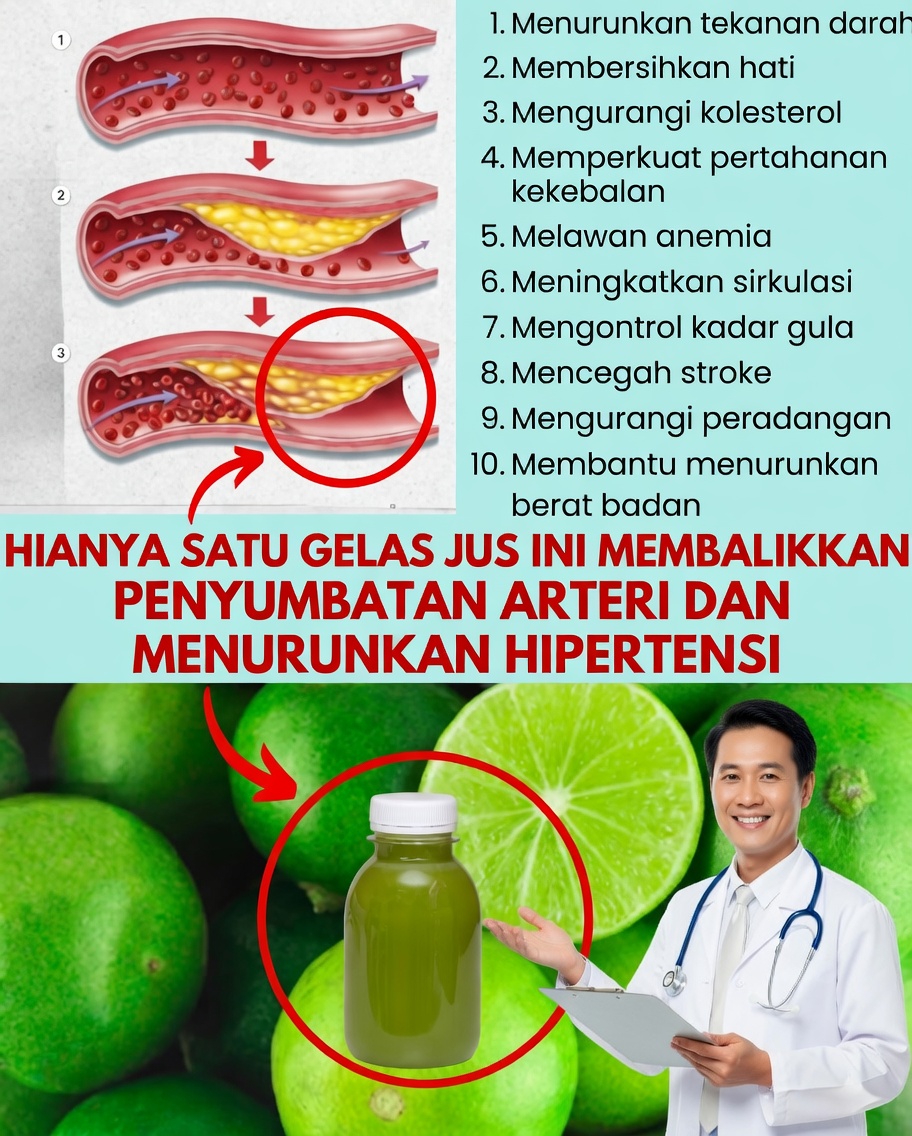 Jus bit dan lemon untuk mendetoksifikasi tubuh dan menurunkan tekanan darah
