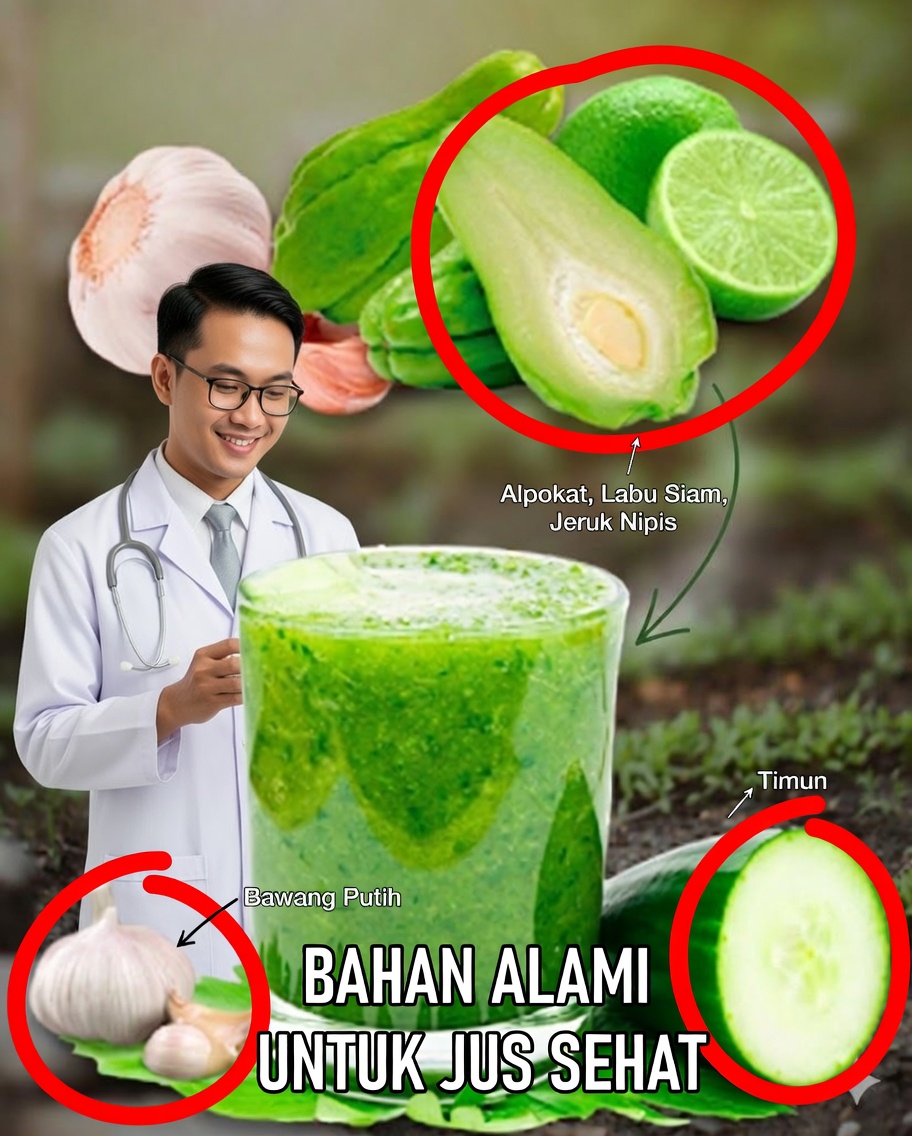 Resep Alami untuk Kesehatan: Minuman Labu Siam, Bawang Putih, Lemon, dan Mentimun