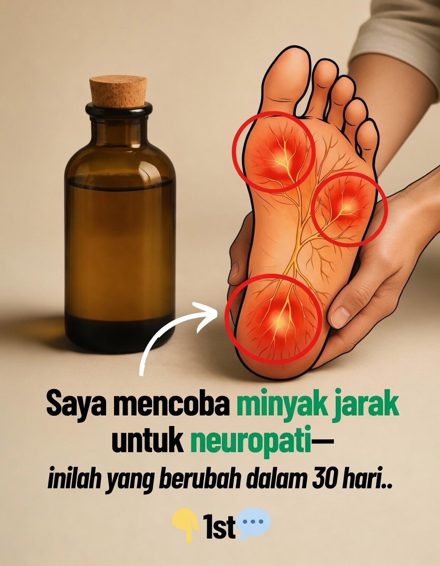 Saya menggunakan minyak jarak untuk neuropati – inilah yang terjadi dalam 30 hari!