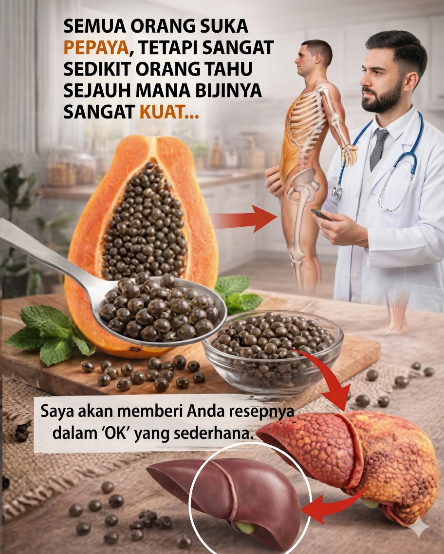 🌿 Biji Pepaya: Obat Alami Ampuh yang Semakin Banyak Ditemukan Orang