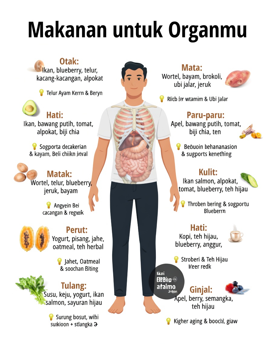 Makanan Apa yang Dapat Membahayakan Organ Tertentu? Cara Sederhana untuk Mendukung Kesehatan Tubuh Anda