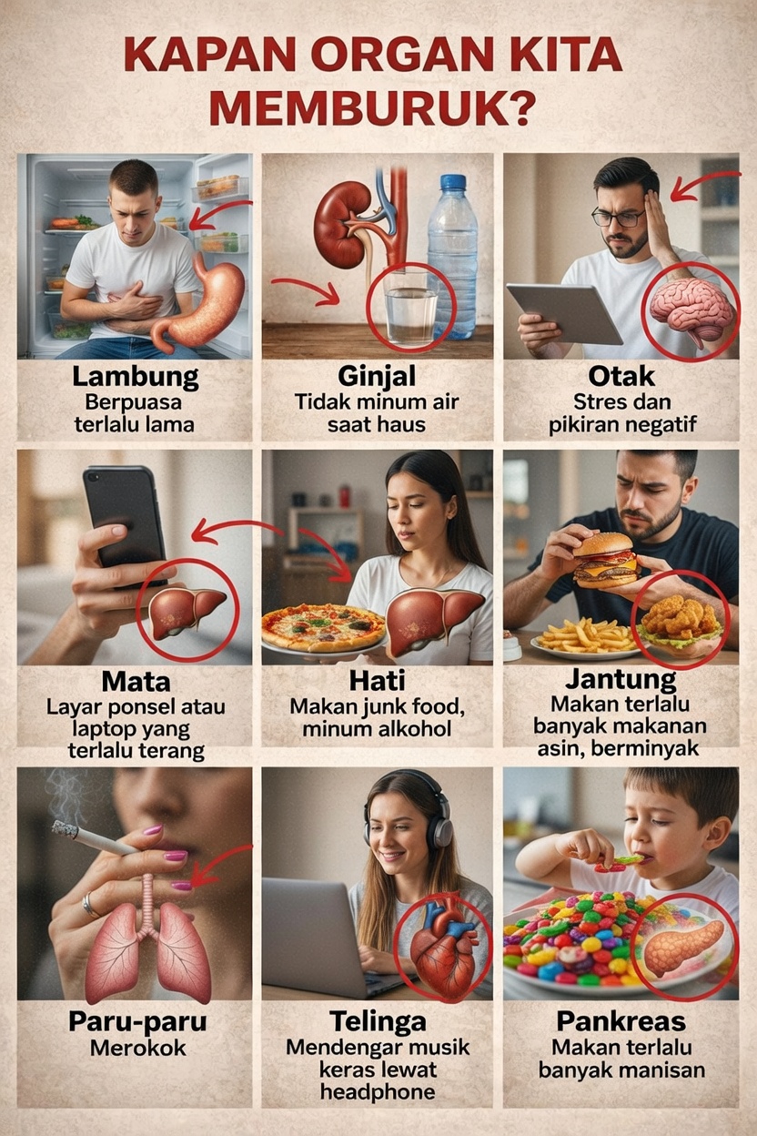 9 Kebiasaan Sehari-hari yang Diam-diam Dapat Membahayakan Organ Anda – dan Cara Sederhana untuk Melindunginya