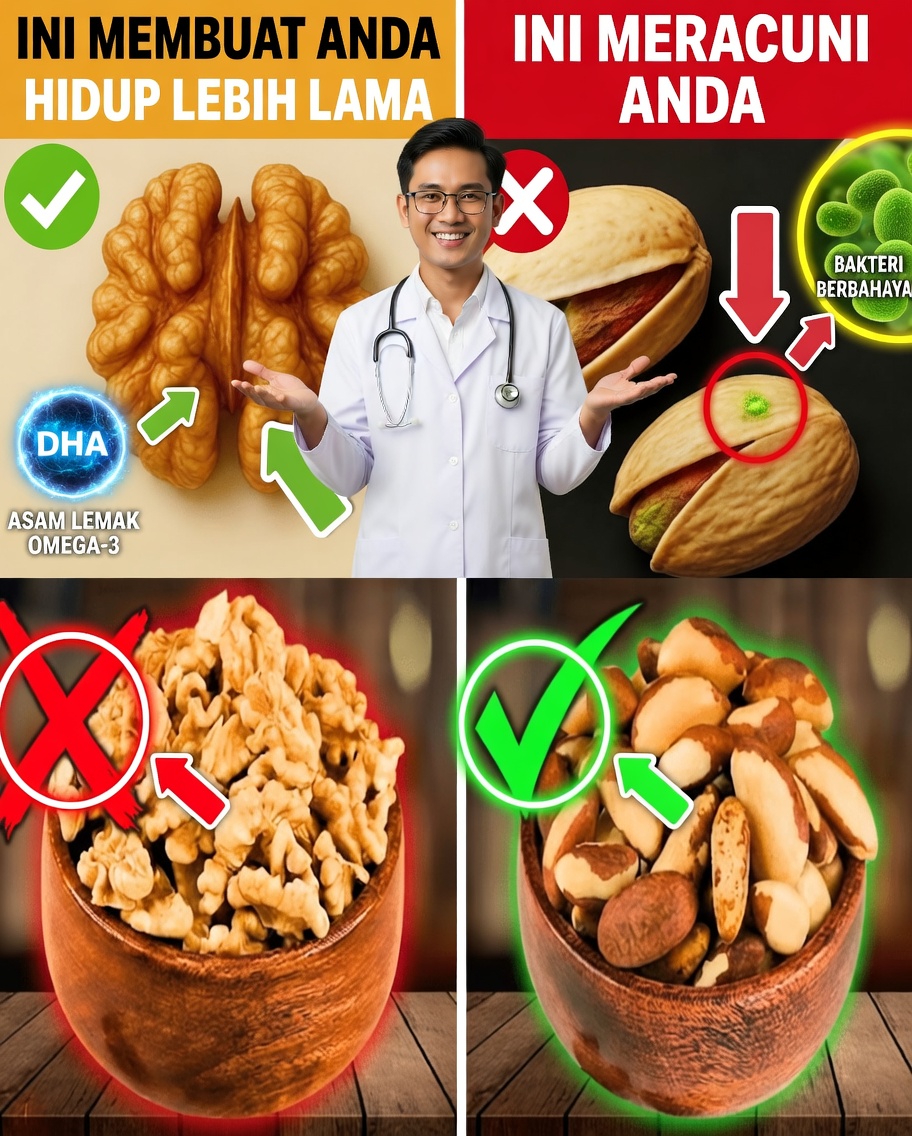 Setelah usia 60 tahun: 4 kacang terburuk yang harus dihindari… dan 4 terbaik untuk dikonsumsi setiap hari