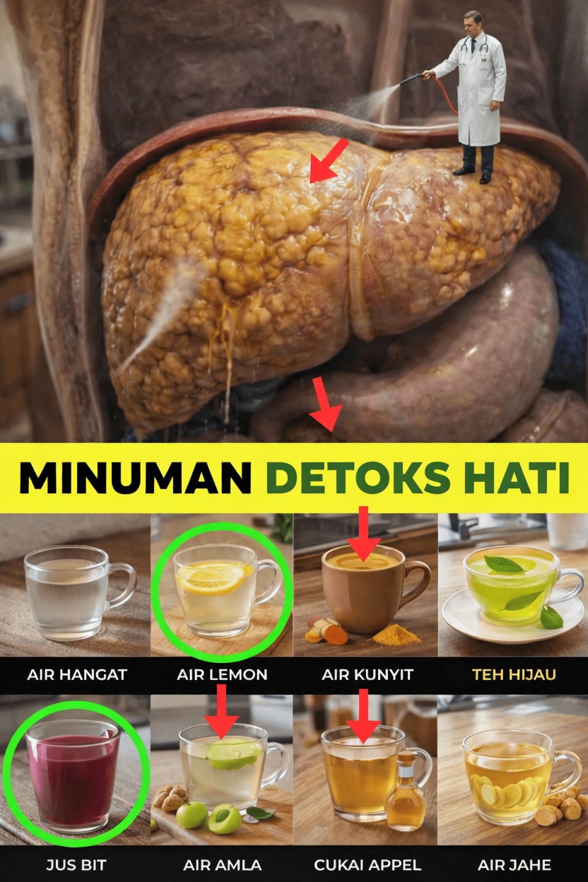 8 Minuman Harian Sederhana yang Mendukung Fungsi Hati yang Sehat Secara Alami