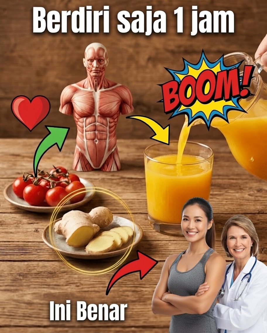 Tonik Energi Alami: Jahe + Tomat untuk Hari-Hari Stabil Tanpa Kafein