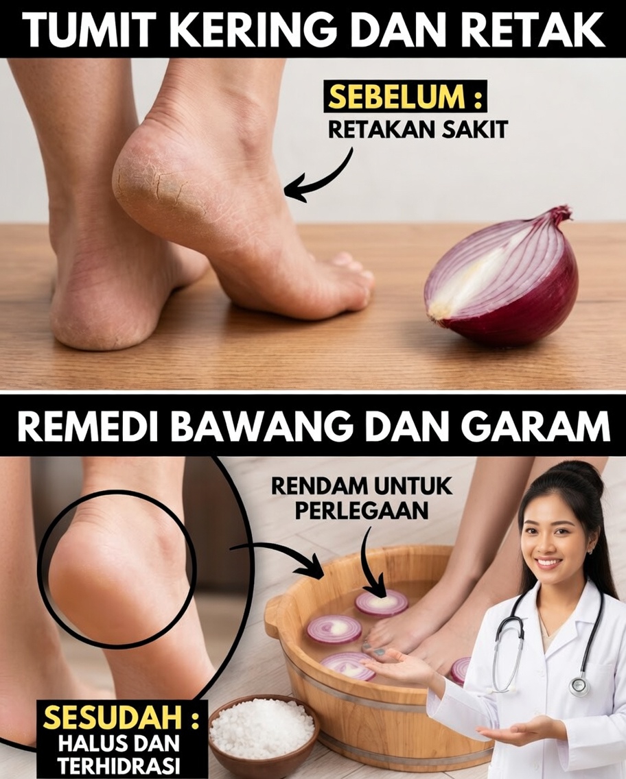 Tumit kering dan nyeri? Lima obat alami yang benar-benar ampuh
