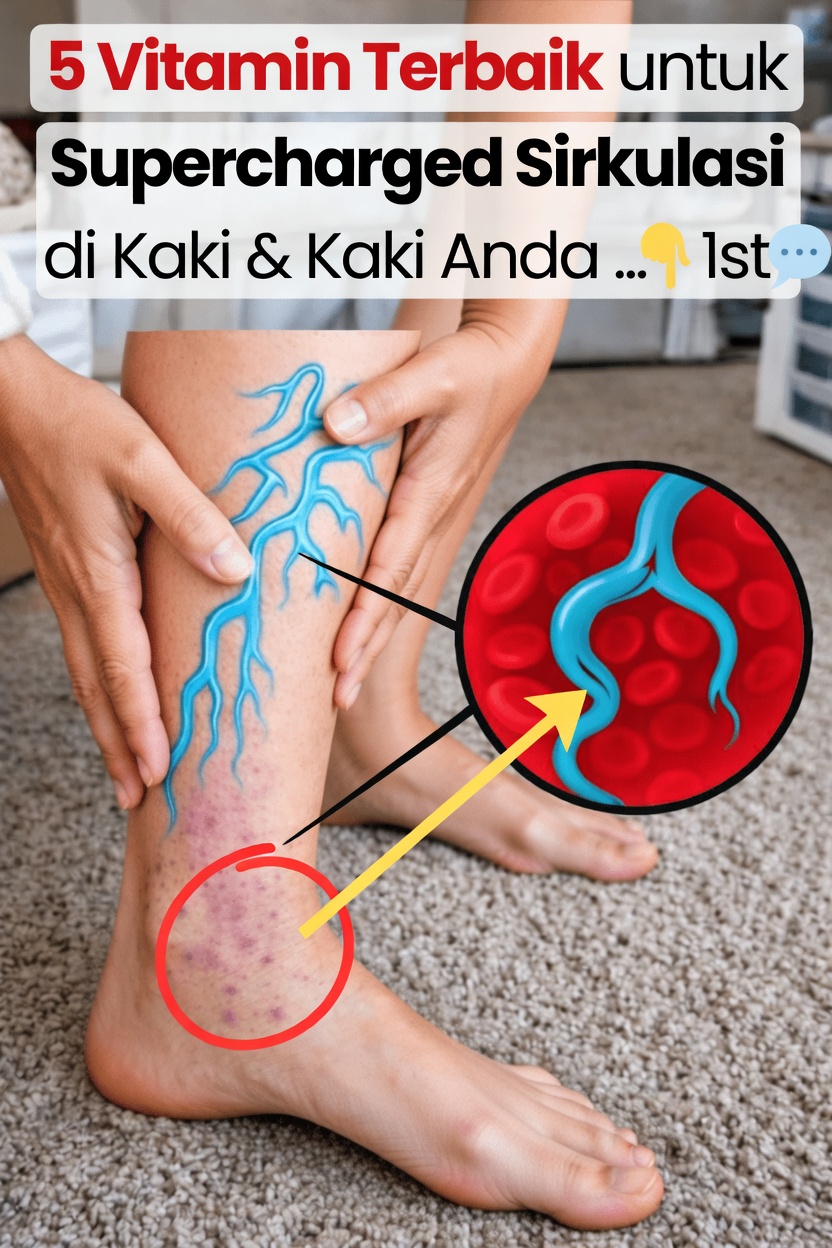 Temukan 5 Vitamin Terbaik yang Dapat Mendukung Sirkulasi Sehat di Kaki dan Telapak Kaki Anda Secara Alami