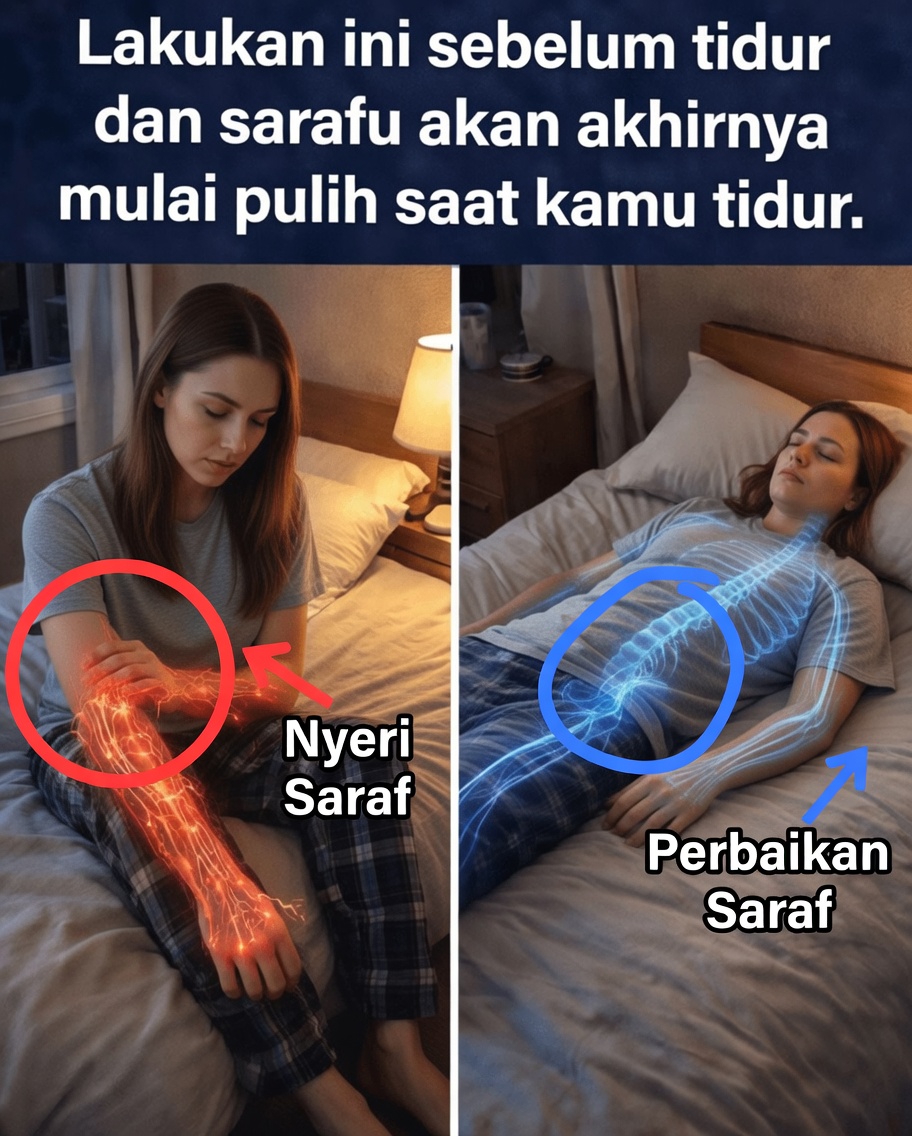 Rutinitas Malam Sederhana untuk Mendukung Pemulihan Saraf Alami Tubuh Anda Saat Tidur