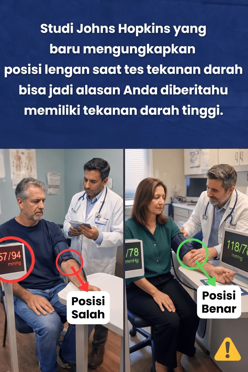 Yang Perlu Anda Ketahui tentang Posisi Lengan Saat Pemeriksaan Tekanan Darah: Temuan dari Pakar Johns Hopkins