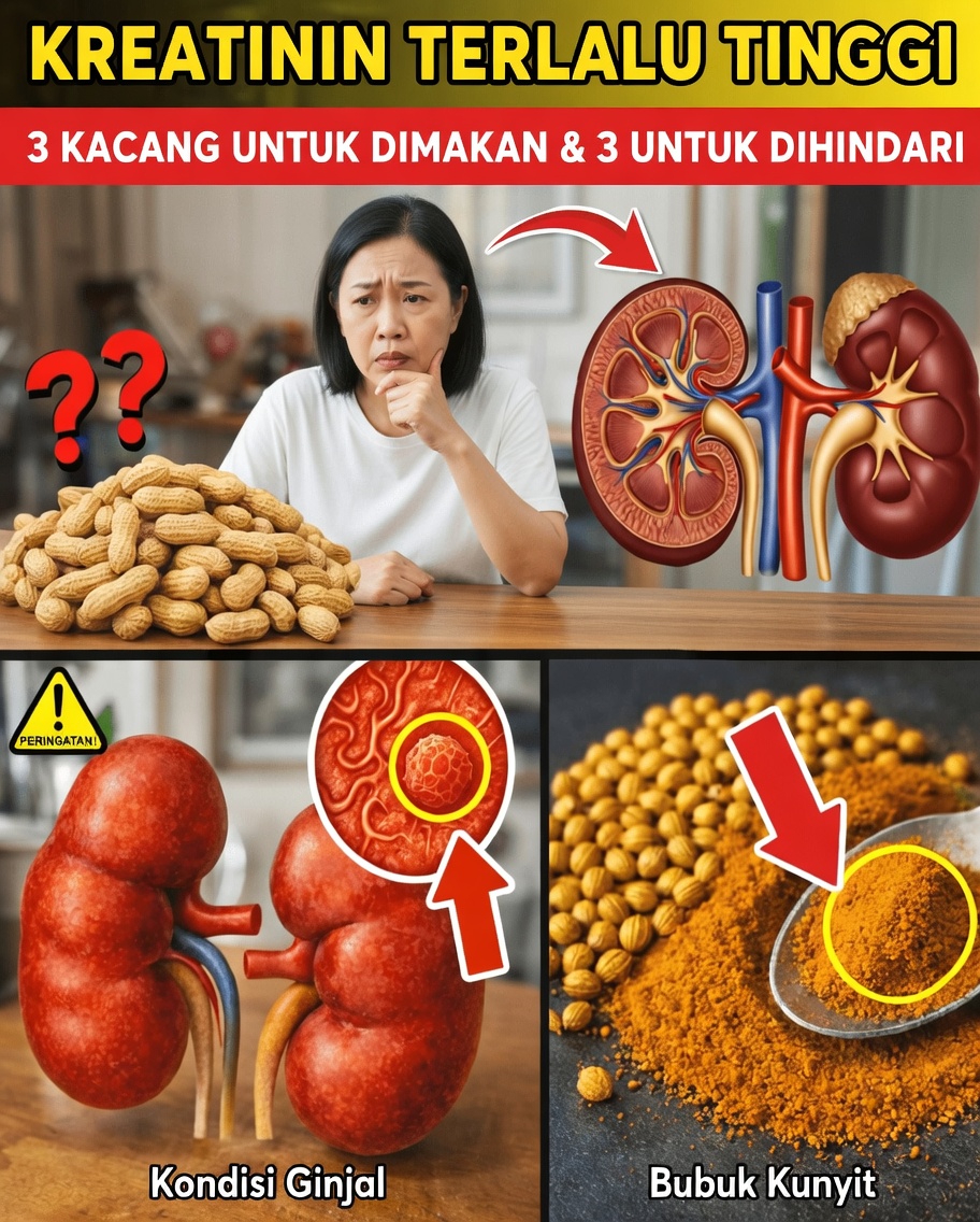 Kadar Kreatinin Tinggi? Kenali 3 Kacang yang Baik Dikonsumsi dan 3 yang Perlu Dibatasi untuk Kesehatan Ginjal