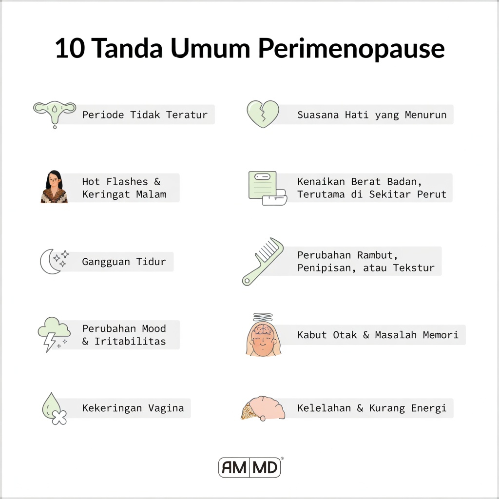10 Tanda Awal Perimenopause dan Menopause yang Perlu Anda Ketahui