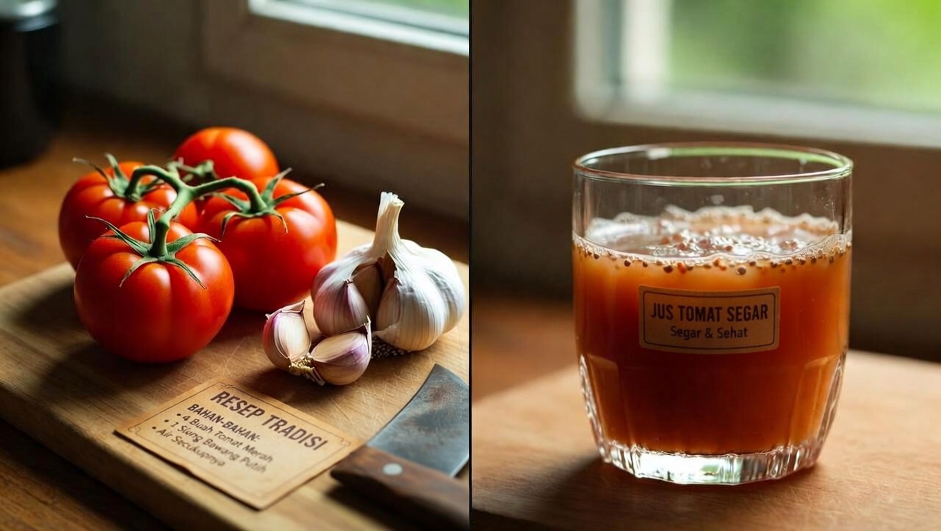 Bisakah Minuman Sederhana dari Tomat dan Bawang Putih Mendukung Kesehatan Prostat Anda? Telusuri Manfaatnya yang Didukung Sains