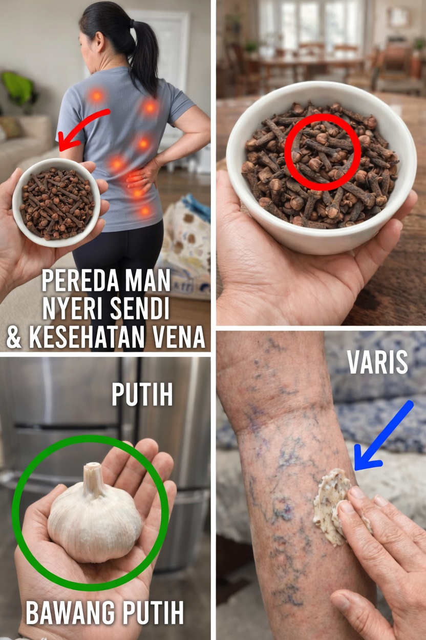 Temukan Cara Mudah Menggunakan Cengkeh dan Bawang Putih untuk Mendukung Kenyamanan Kaki dan Kesehatan Pembuluh Darah di Rumah