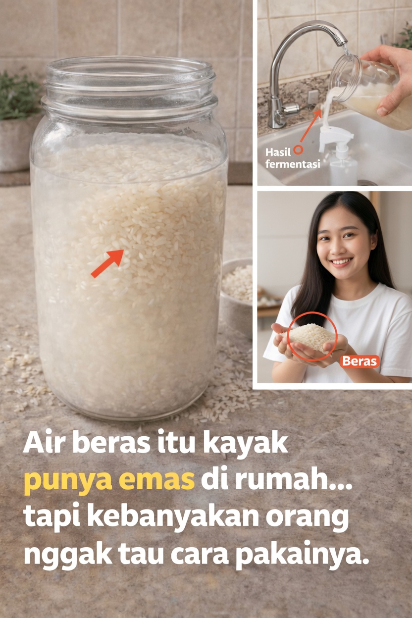 Air Beras: Obat Rumahan Sederhana yang Kembali Ditemukan Banyak Orang untuk Perawatan Rambut dan Kulit