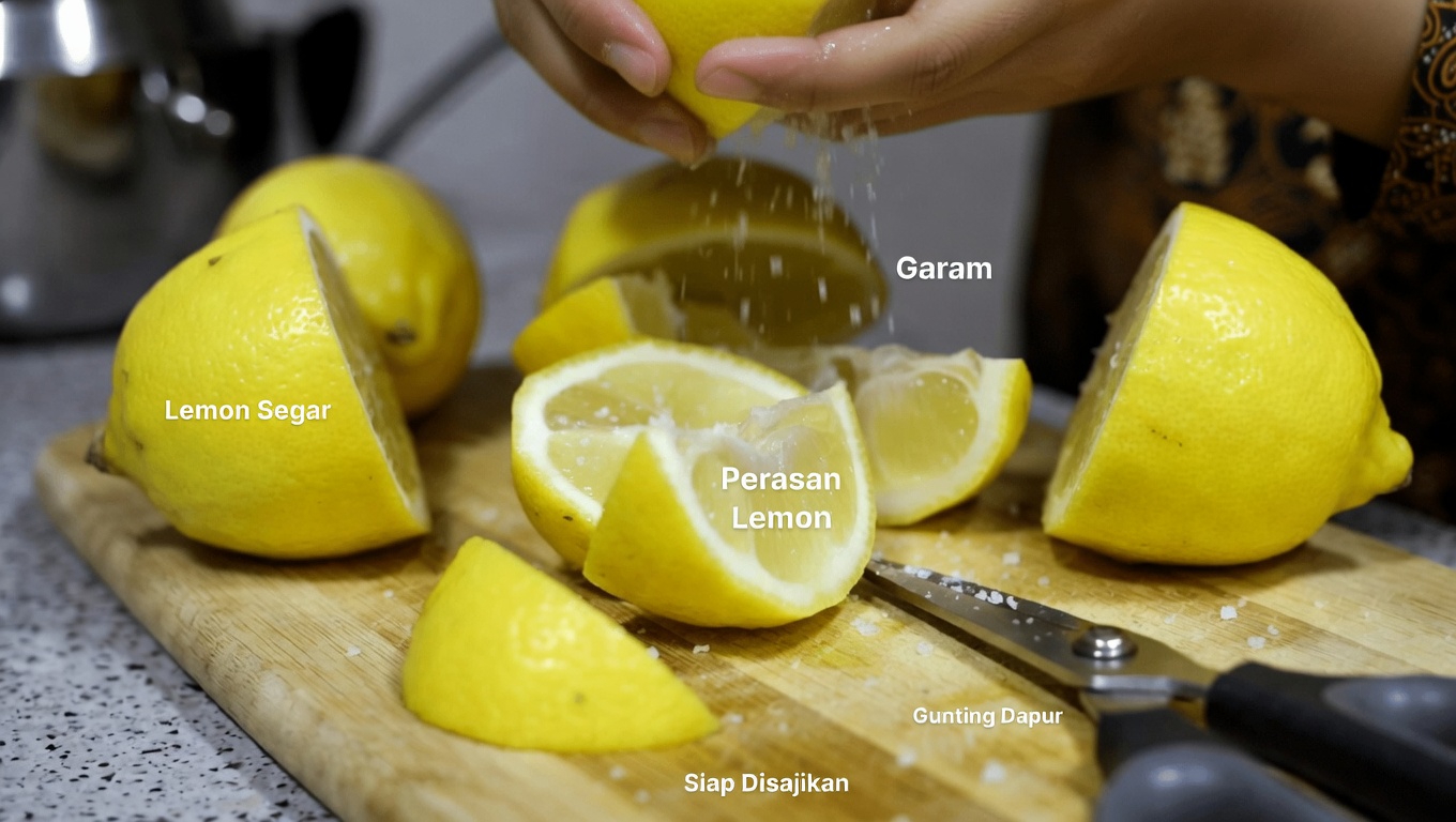 Rahasia rumahan yang kurang dikenal yang digunakan banyak orang untuk menutrisi mata mereka dari dalam adalah olahan lemon awet sederhana.