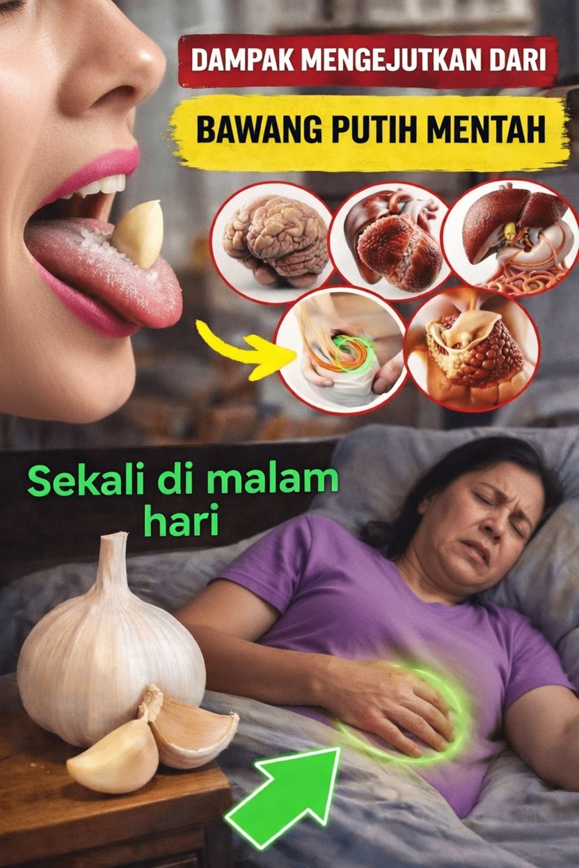 Apa yang Terjadi pada Tubuh Anda Saat Anda Makan 2 Siung Bawang Putih Mentah Segar Setiap Hari