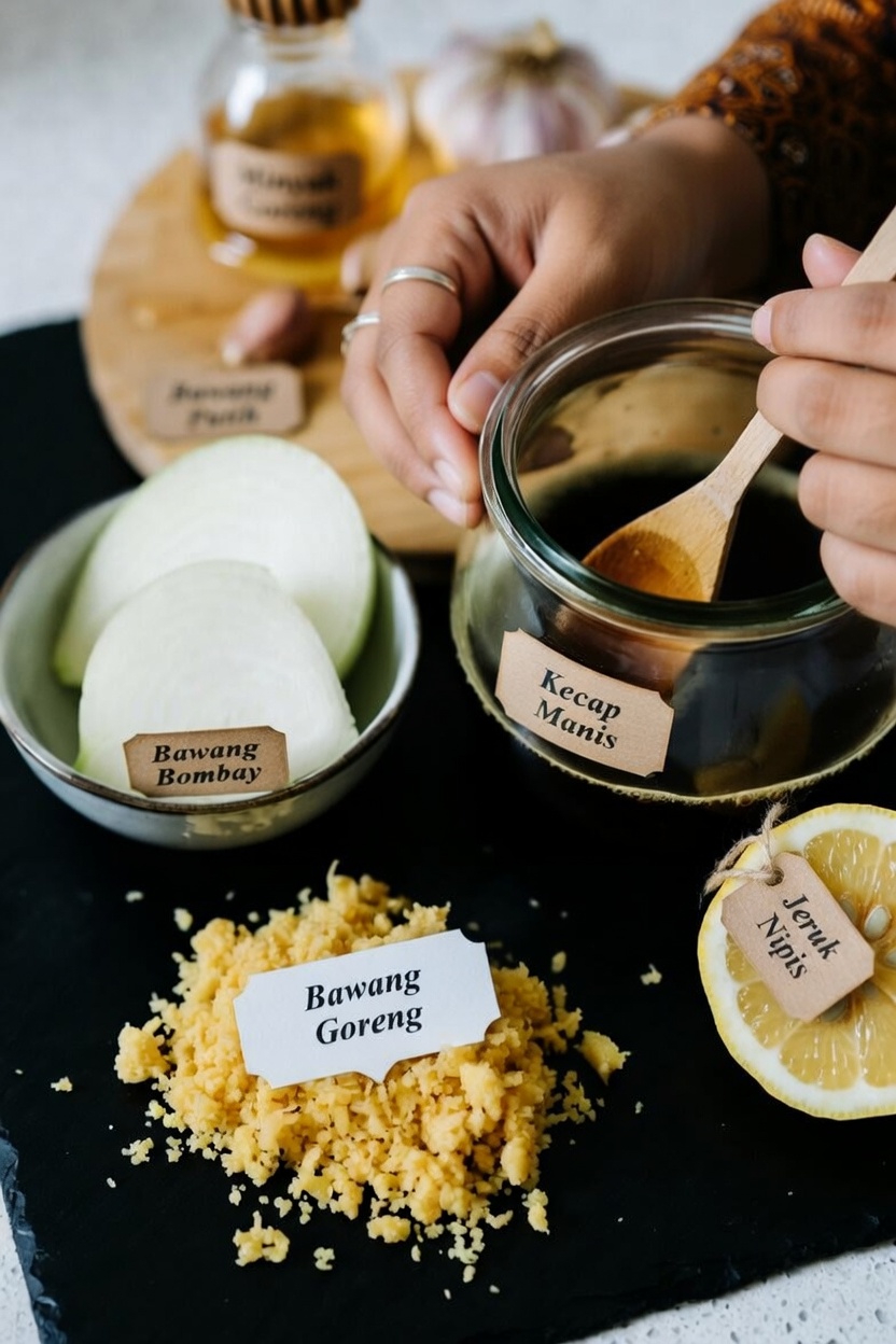 Panduan Sederhana Menyiapkan Campuran Jahe Parut, Bawang Bombai, Bawang Putih, Jus Lemon, dan Madu di Rumah