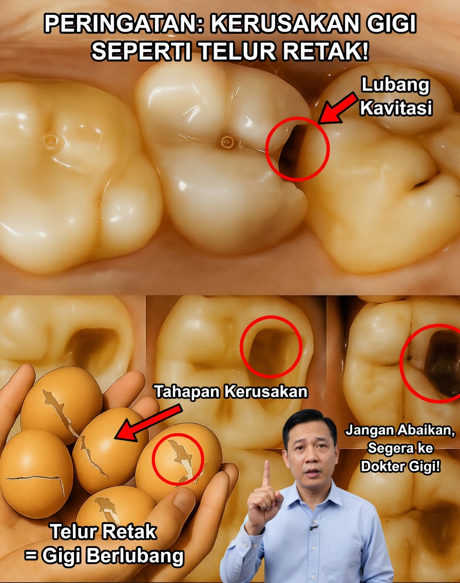 Cangkang Telur Mengubah Gigi Kuning Menjadi Putih Bak Mutiara Hanya dalam 5 Menit