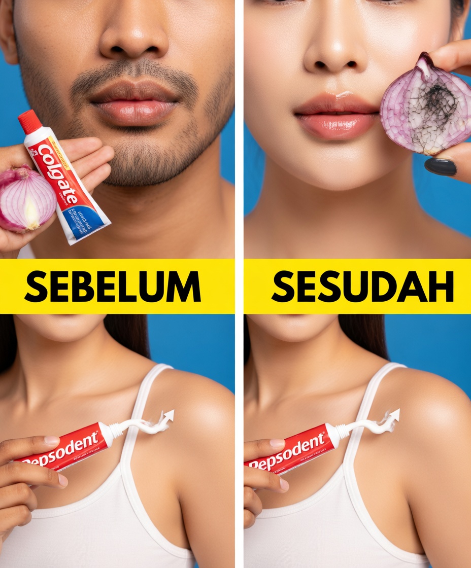 Tinggalkan Pisau Cukur: Menjelajahi Trik Pasta Gigi dan Bawang untuk Kulit yang Lebih Halus