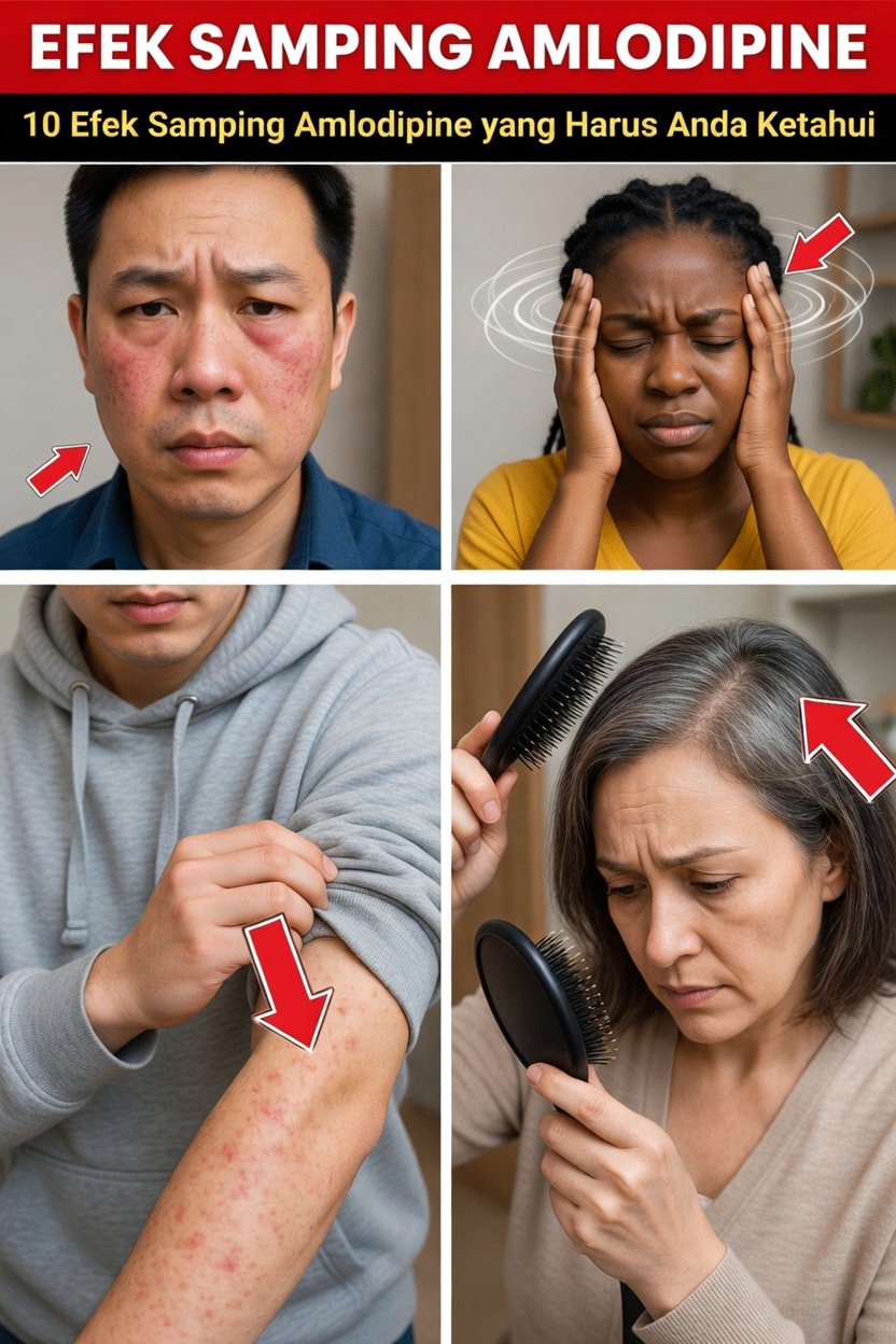 12 Efek Samping Amlodipine yang Mengejutkan yang Sering Tidak Disebutkan Dokter