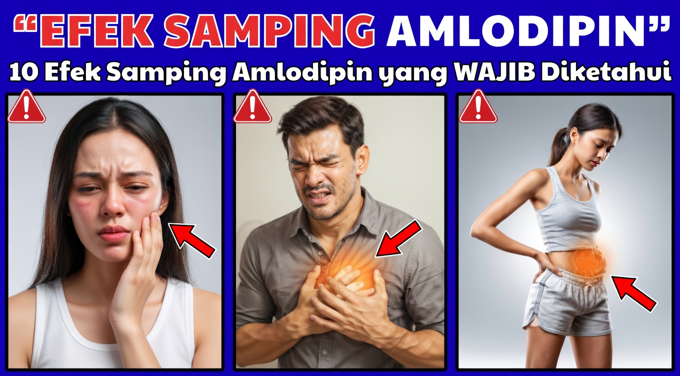 12 Efek Samping Amlodipine yang Mengejutkan yang Sering Tidak Disebutkan Dokter