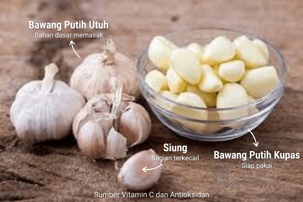 Bawang Putih: Antibiotik Alami yang Membasmi Infeksi