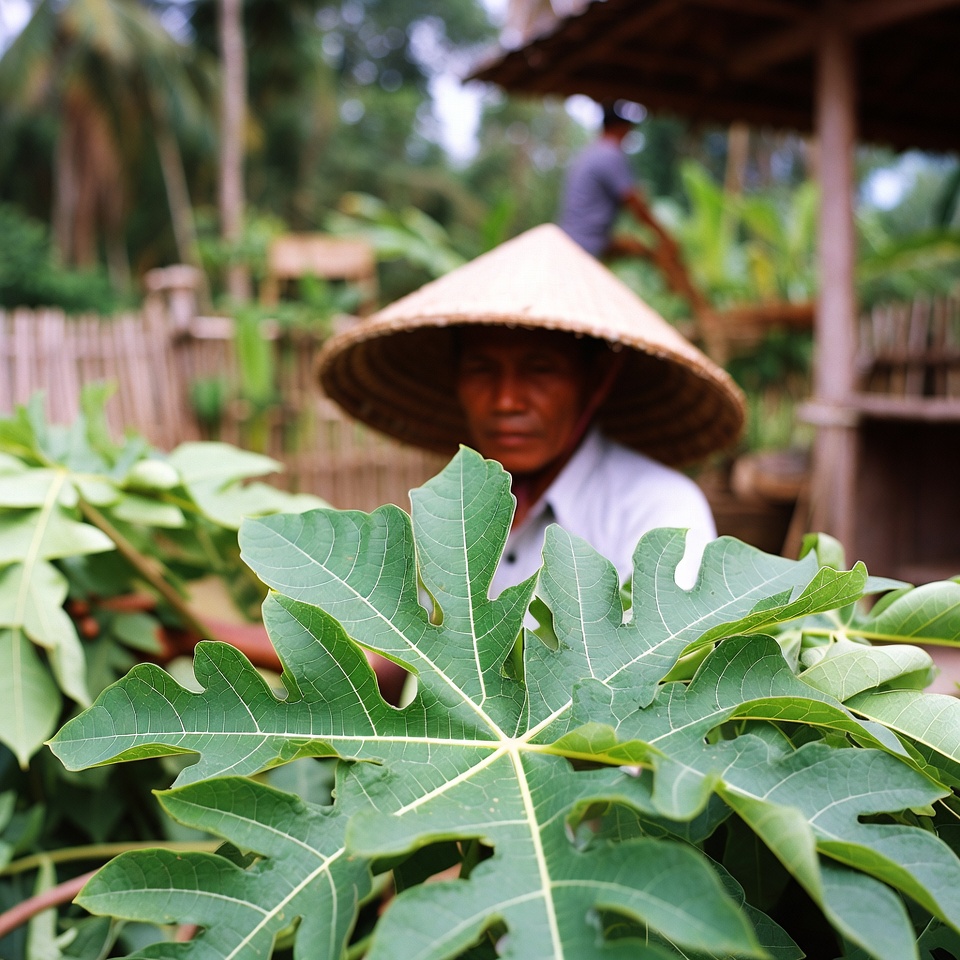 Orang-orang menyukai pepaya, tetapi banyak yang tidak menyadari betapa ampuhnya daunnya. Daunnya harus dipanen dan digunakan seperti ini
