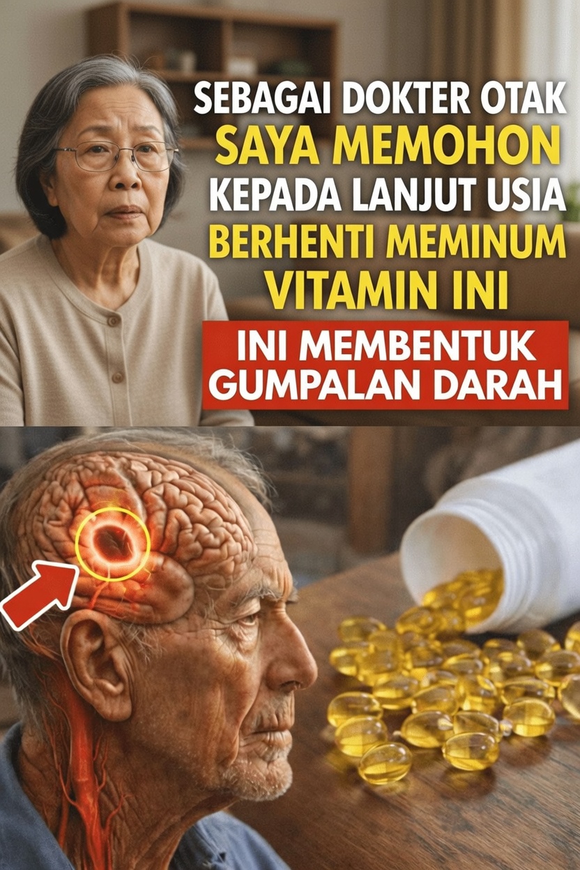 Bisakah Kebiasaan Umum Mengonsumsi Vitamin Memengaruhi Risiko Stroke pada Orang Dewasa yang Lebih Tua? Panduan Kesehatan Otak untuk Lansia