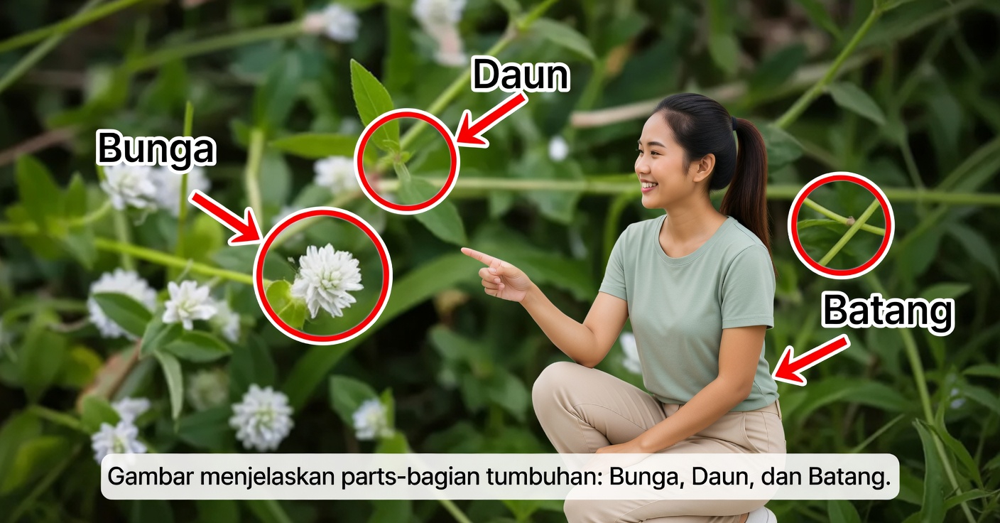 30 Manfaat Ampuh Bayam Krokot (Alternanthera sessilis)