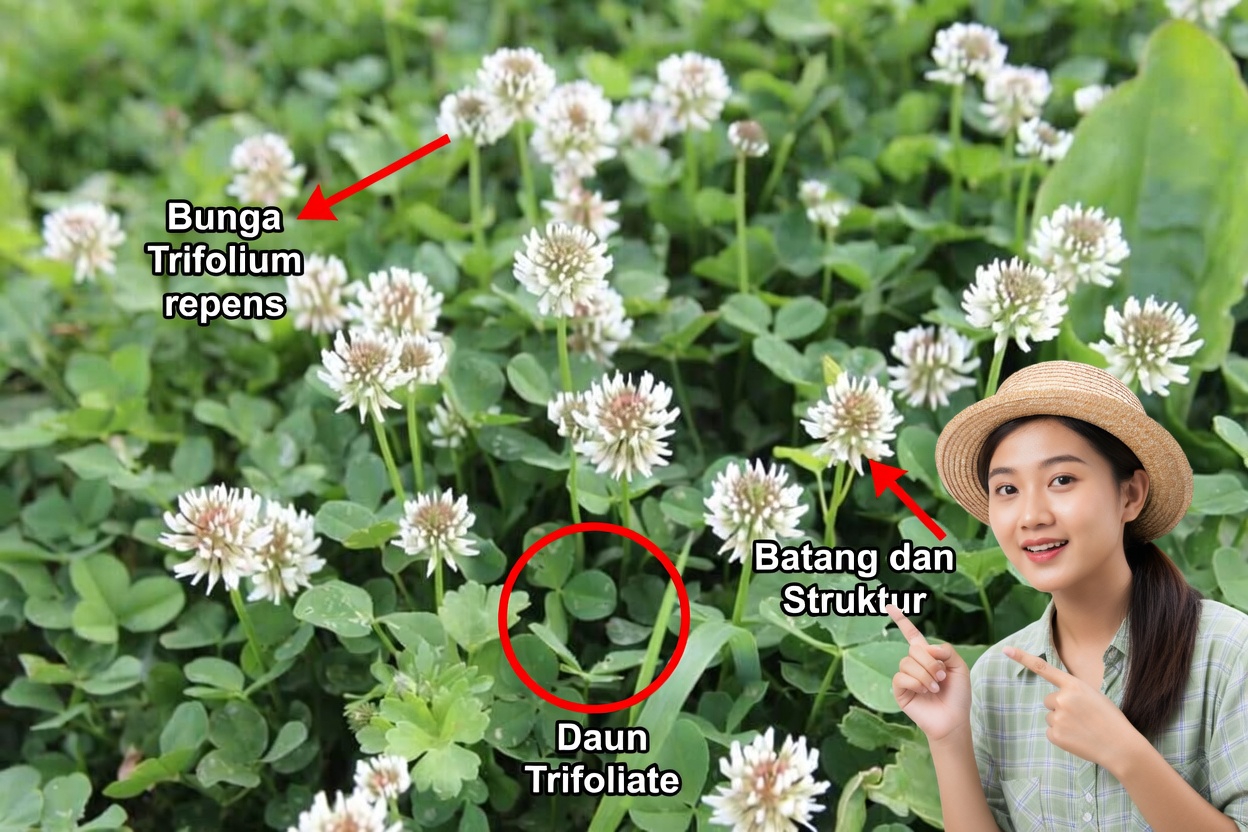 🌿 Semanggi Putih (Trifolium repens): 15 Manfaat Kesehatan dan Cara Membuat Teh Sederhana