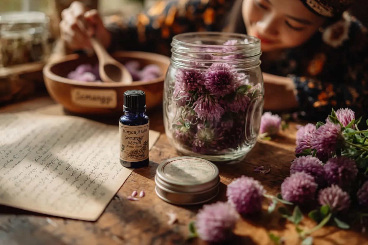 Semanggi Merah: 15 Manfaat Luar Biasa dan Cara Menggunakan Tanaman Herbal Penyembuh Ini