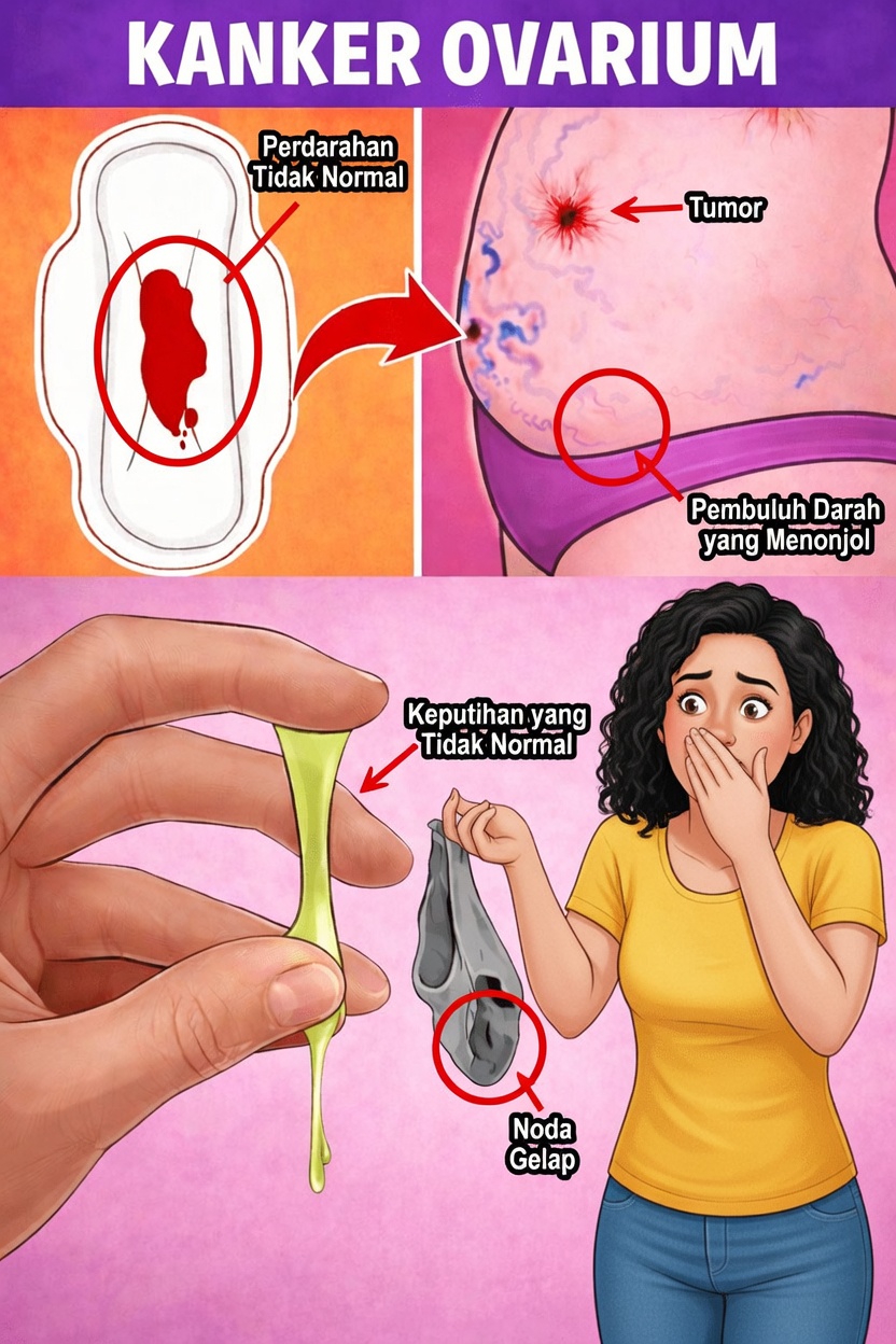 8 Tanda Penting Kanker Ovarium yang Harus Diketahui Setiap Wanita