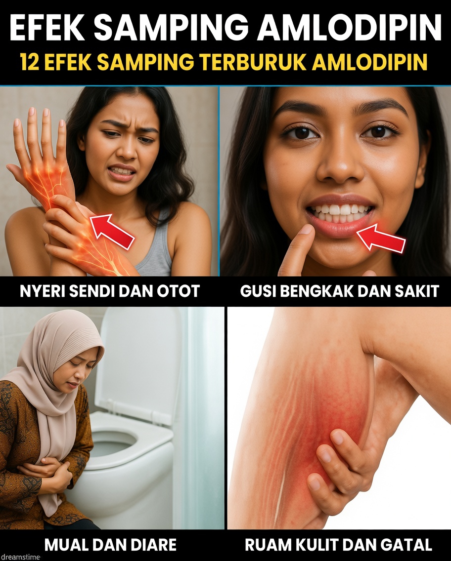Apa Efek Samping Amlodipine yang Paling Umum? 12 Hal yang Perlu Diwaspadai