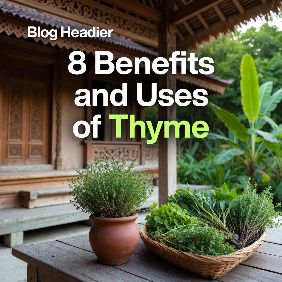 8 Manfaat dan Kegunaan Thyme