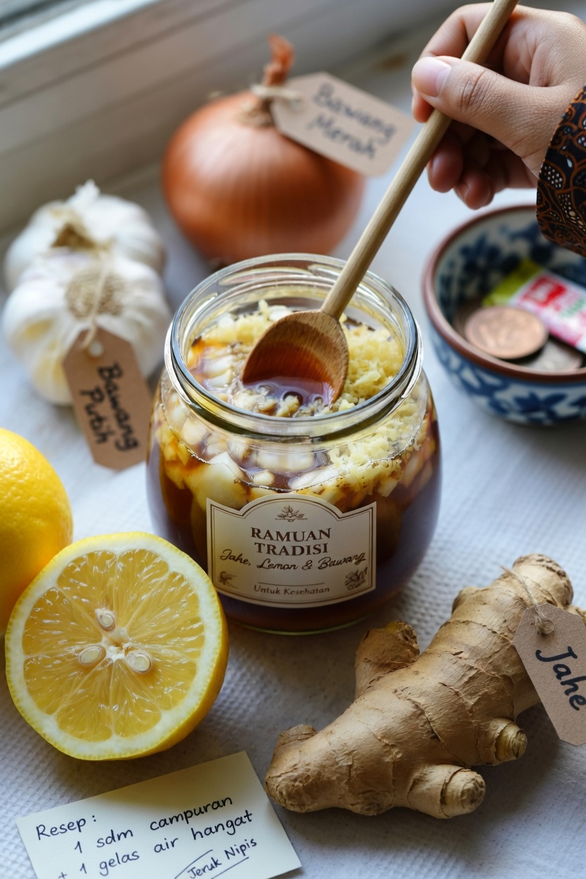 Sendok Harian yang Ampuh: Mengapa Orang-Orang Mencampurkan Jahe, Bawang Bombai, Bawang Putih, Lemon, dan Madu