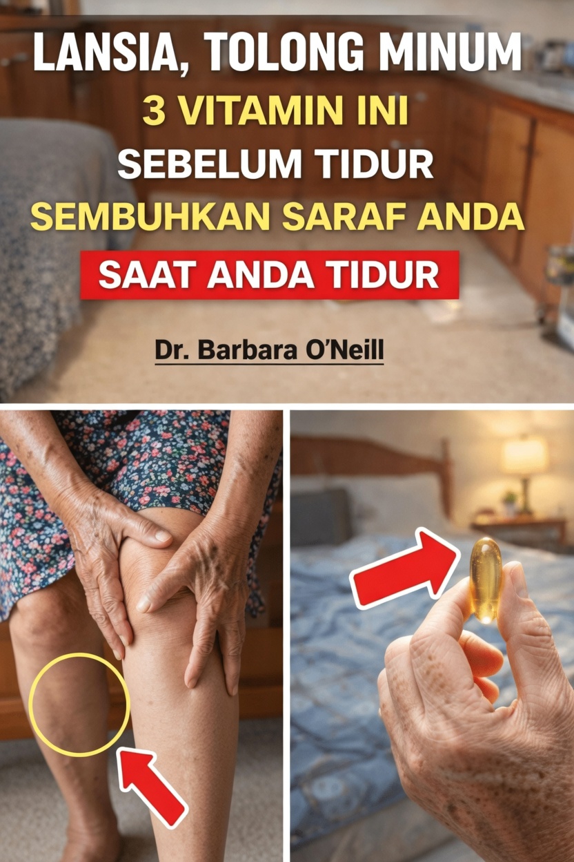 3 Kebiasaan Sederhana Sebelum Tidur untuk Mendukung Kesehatan Saraf dan Kekuatan Kaki Setelah Usia 60 Tahun