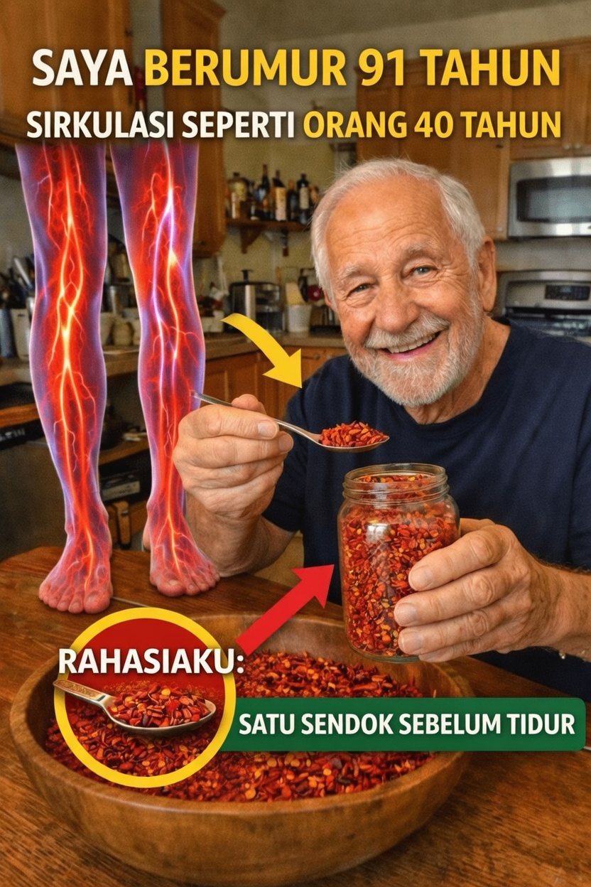Lansia: Apa yang Bisa Terjadi Jika Anda Menambahkan Cabai Cayenne Sebelum Tidur untuk Mendukung Sirkulasi Kaki dan Telapak Kaki?