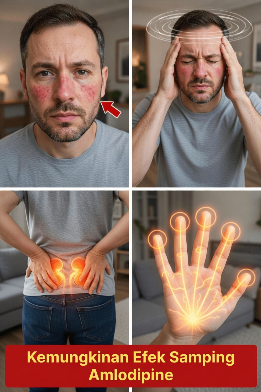 10 Efek Samping Penting Amlodipine yang Harus Anda Waspadai