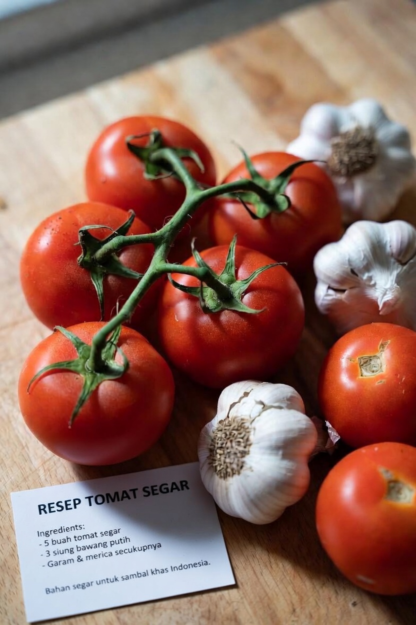 Tomat dan Bawang Putih: Cara Sederhana Mendukung Kesehatan Prostat Melalui Pola Makan