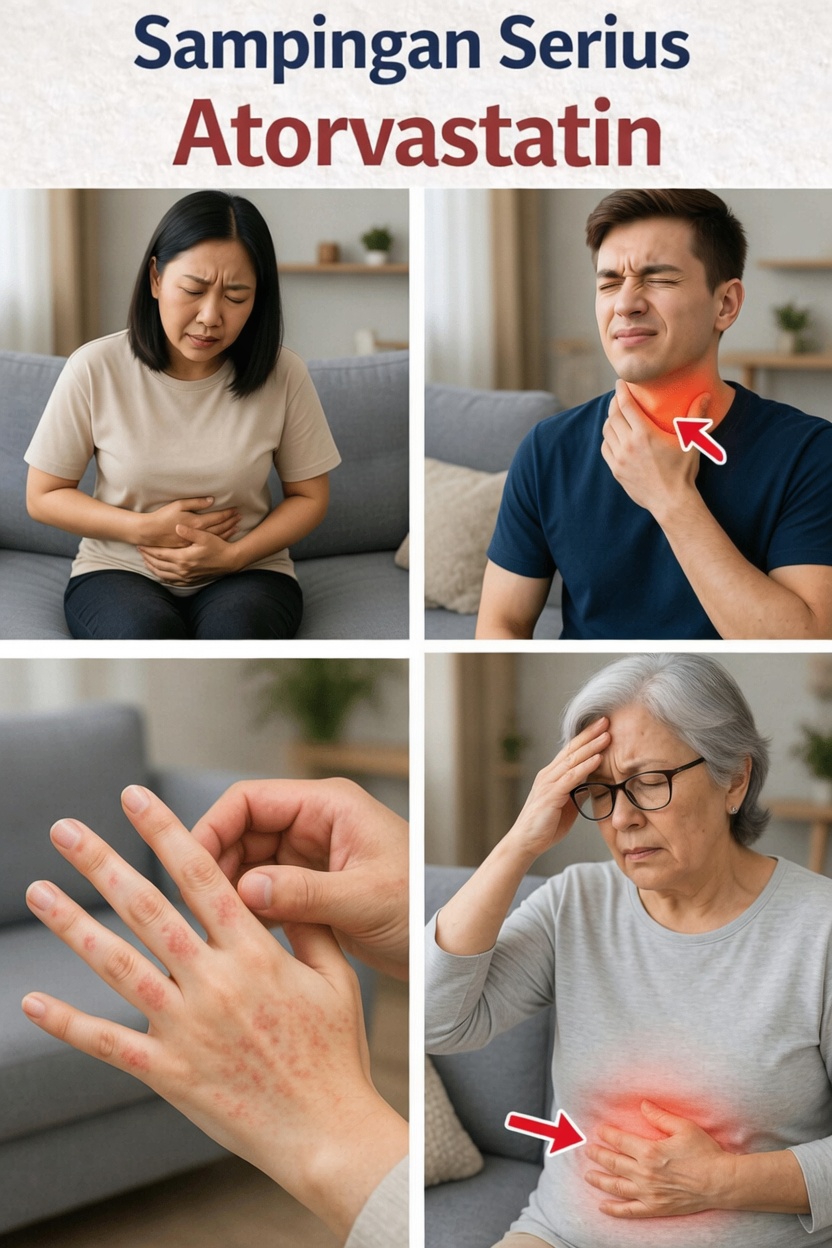 Efek Samping Atorvastatin: Apa yang Perlu Anda Ketahui Sebelum Mengonsumsi Obat Kolesterol Umum Ini