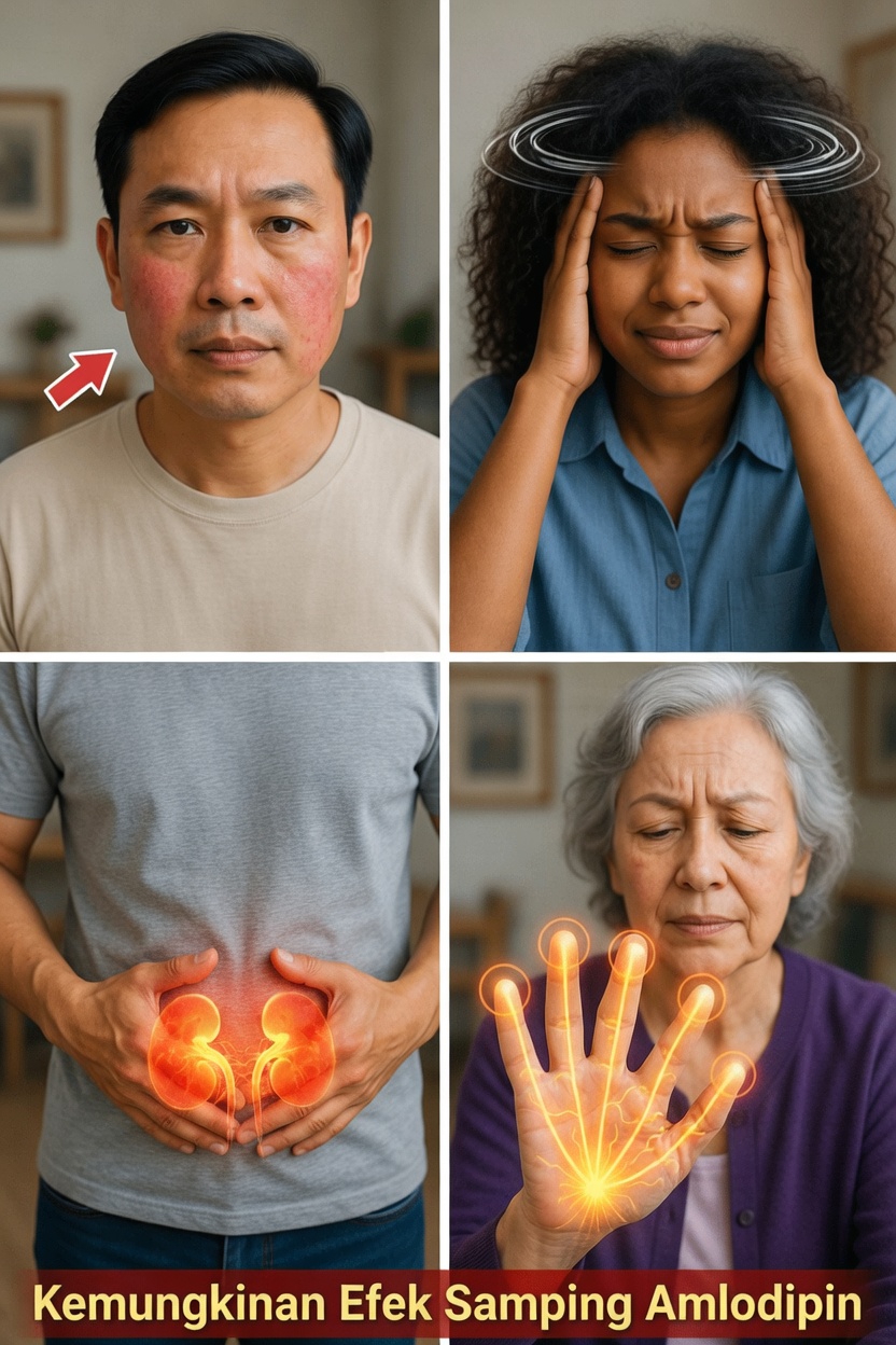 Apa Efek Samping Amlodipine yang Paling Umum dan Bagaimana Cara Mengatasinya?