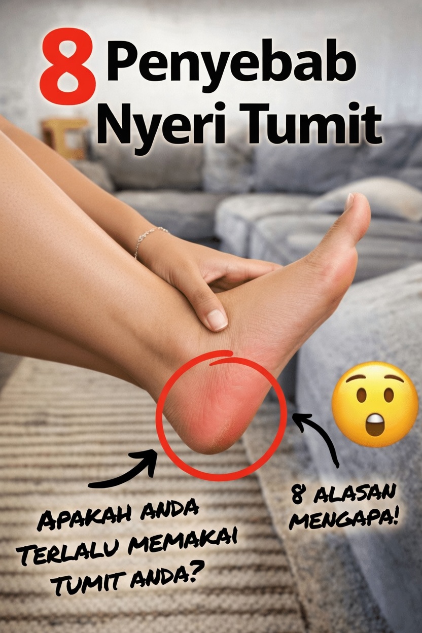 Pelajari 8 penyebab nyeri tumit…Lihat selengkapnya