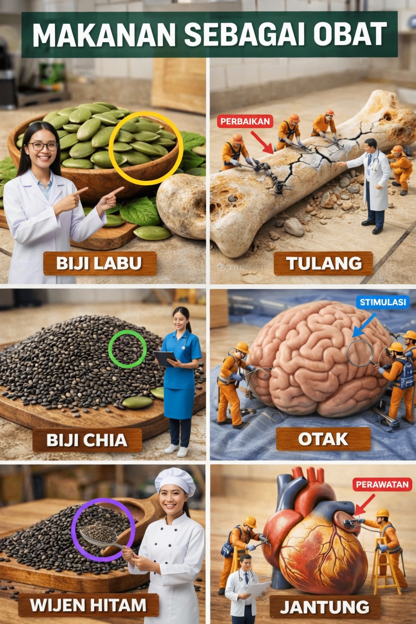 Temukan Bagaimana Biji-Bijian Sederhana di Dapur Anda Dapat Mendukung Organ Vital Tubuh Anda Secara Alami