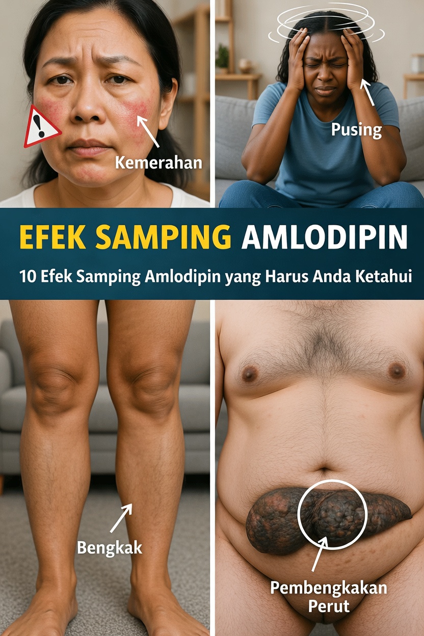Apa Itu Amlodipine dan Mengapa Menyebabkan Efek Samping?