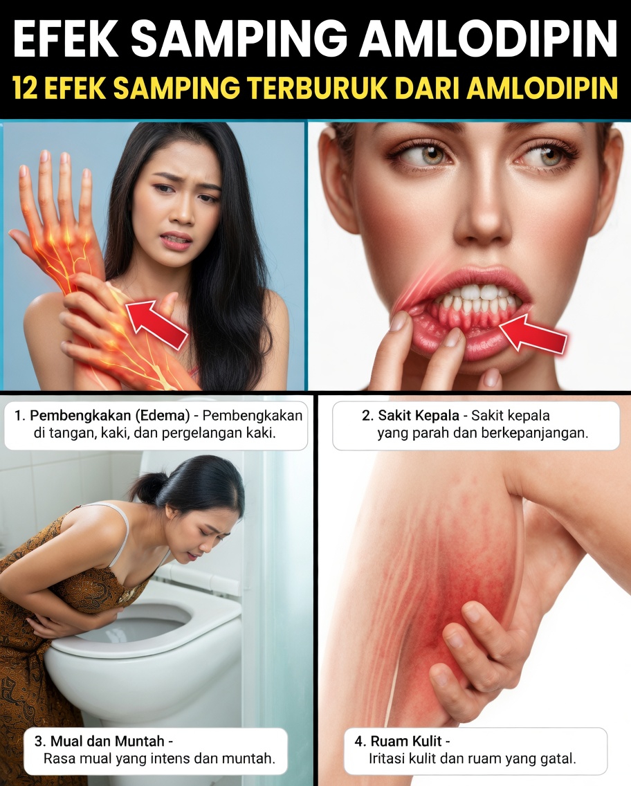 Apa Itu Amlodipine dan Mengapa Menyebabkan Efek Samping?