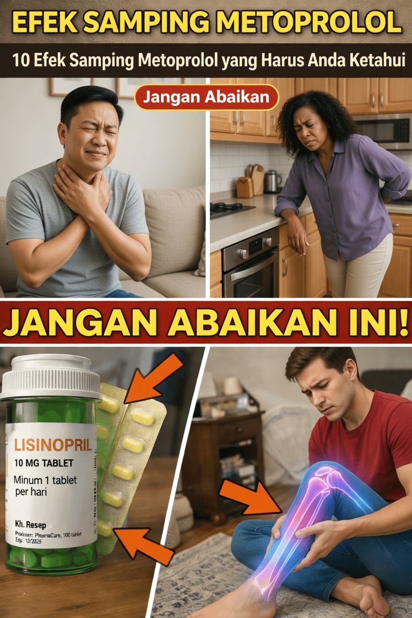 Apa Efek Samping Metoprolol yang Paling Umum? 10 Hal yang Harus Dipahami Setiap Pasien