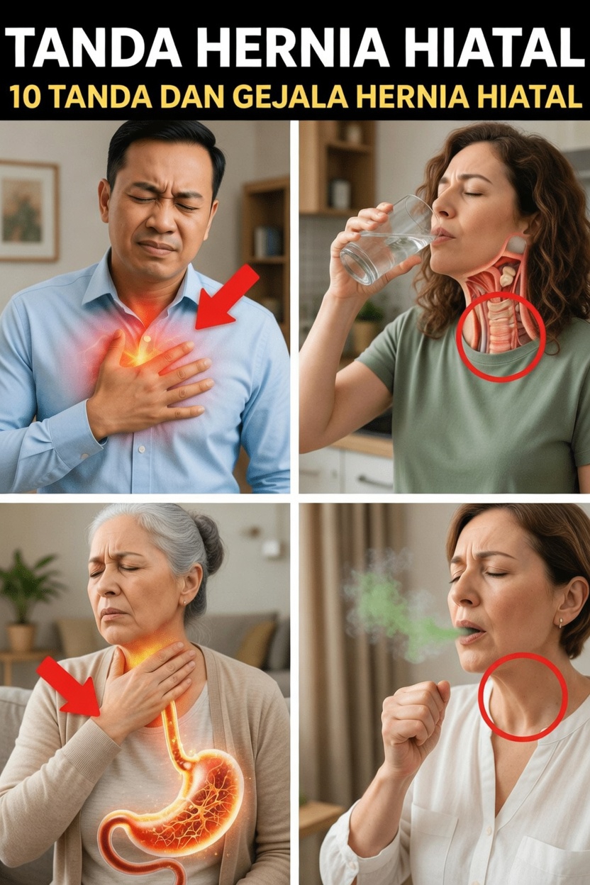 10 Tanda dan Gejala Umum Hernia Hiatal yang Harus Anda Waspadai