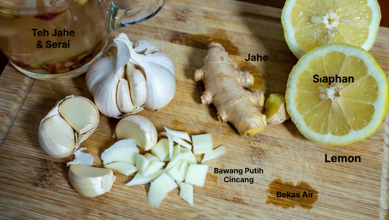 Kebiasaan Sederhana Sebelum Tidur: Menjelajahi Campuran Bawang Putih, Lemon, dan Jahe untuk Mendukung Kesehatan Jantung