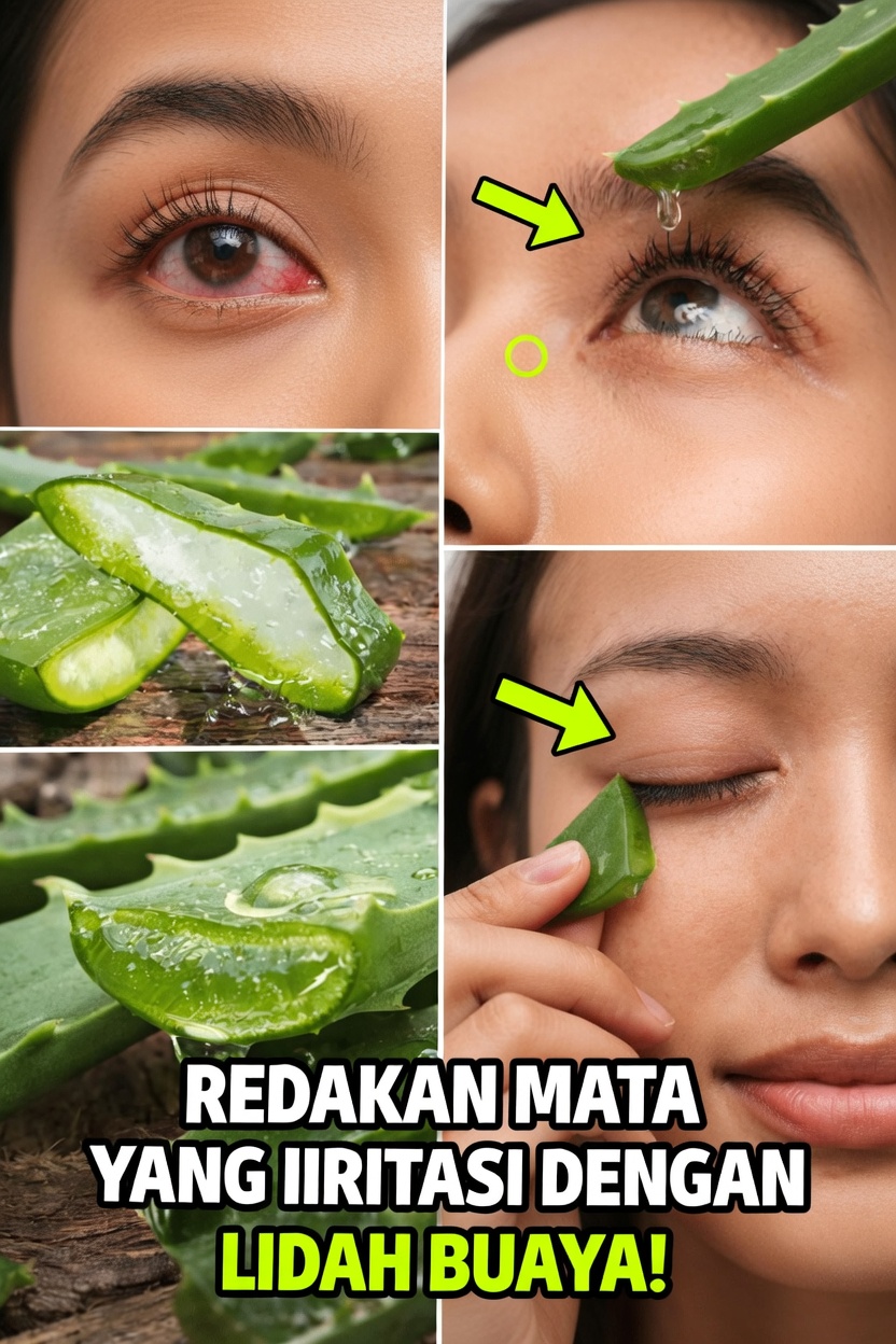 Lidah Buaya untuk Kenyamanan Mata: Kebiasaan Sehari-hari untuk Meredakan Kemerahan, Kekeringan, dan Iritasi Harian dengan Aman